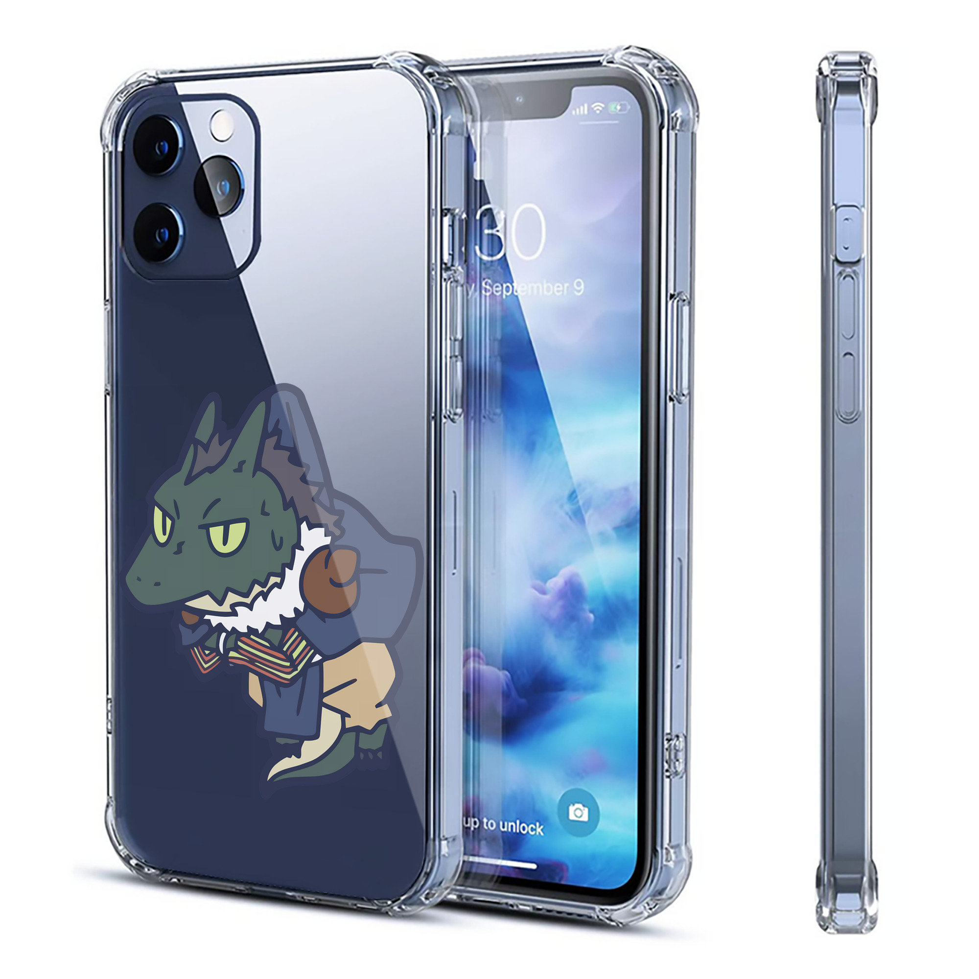 （画像用） 転スラ Regarding Reincarnated to Slime 【iPhone 12シリーズ対応】透明スマホケース（クリアソフトケース）